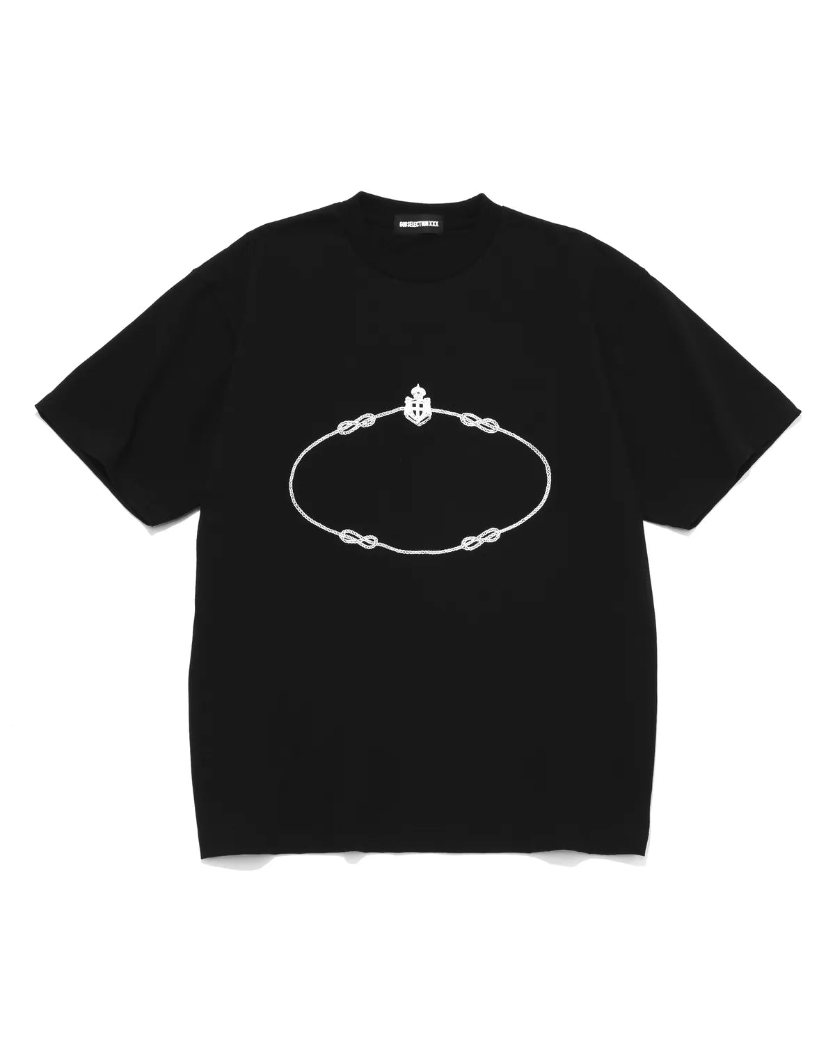 GOD SELECTION XXX / "Oval Rope" Logo Tee (GX-S26-ST-11)