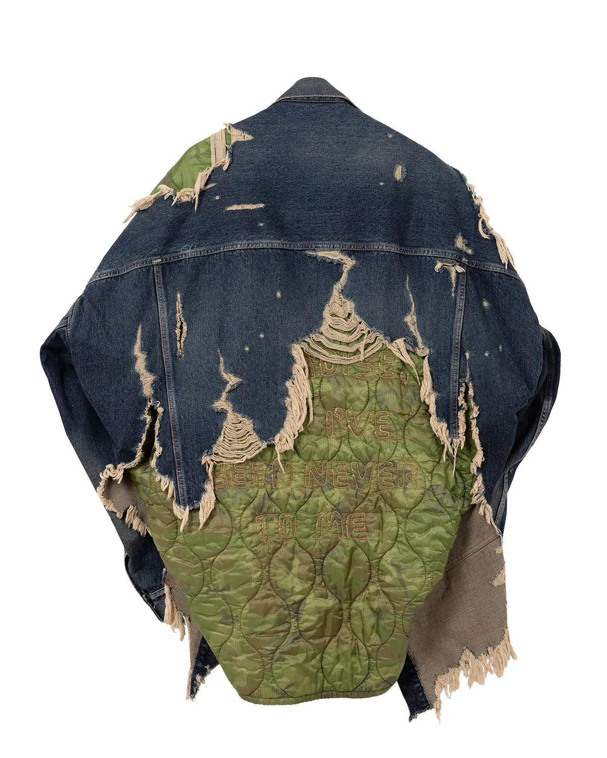 Maison MIHARA YASUHIRO / Military Jacket Layered Denim Jacket (J15BL121)