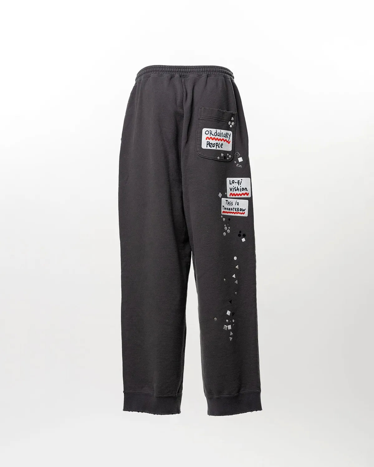 Maison MIHARA YASUHIRO / Embellished Sticker Sweat Pants (A16PT552)