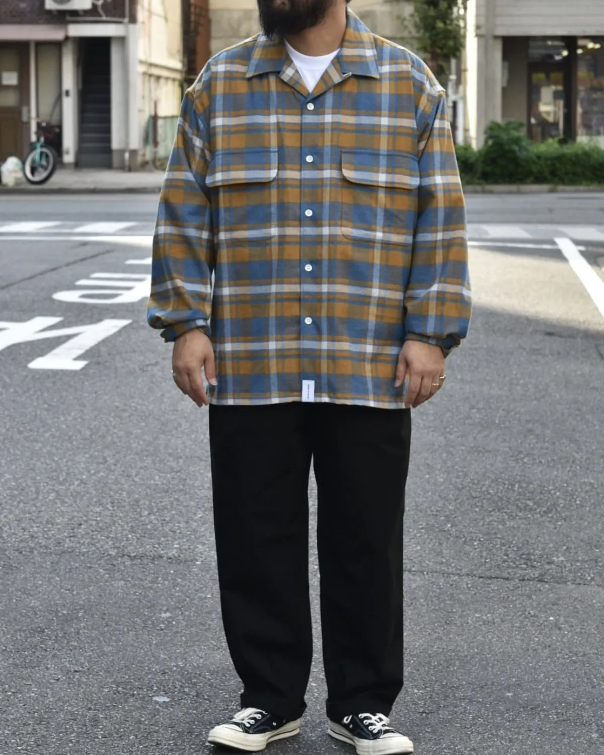 DESCENDANT / MILPITAS PLAID LS SHIRT (252TQDS-SHM03)