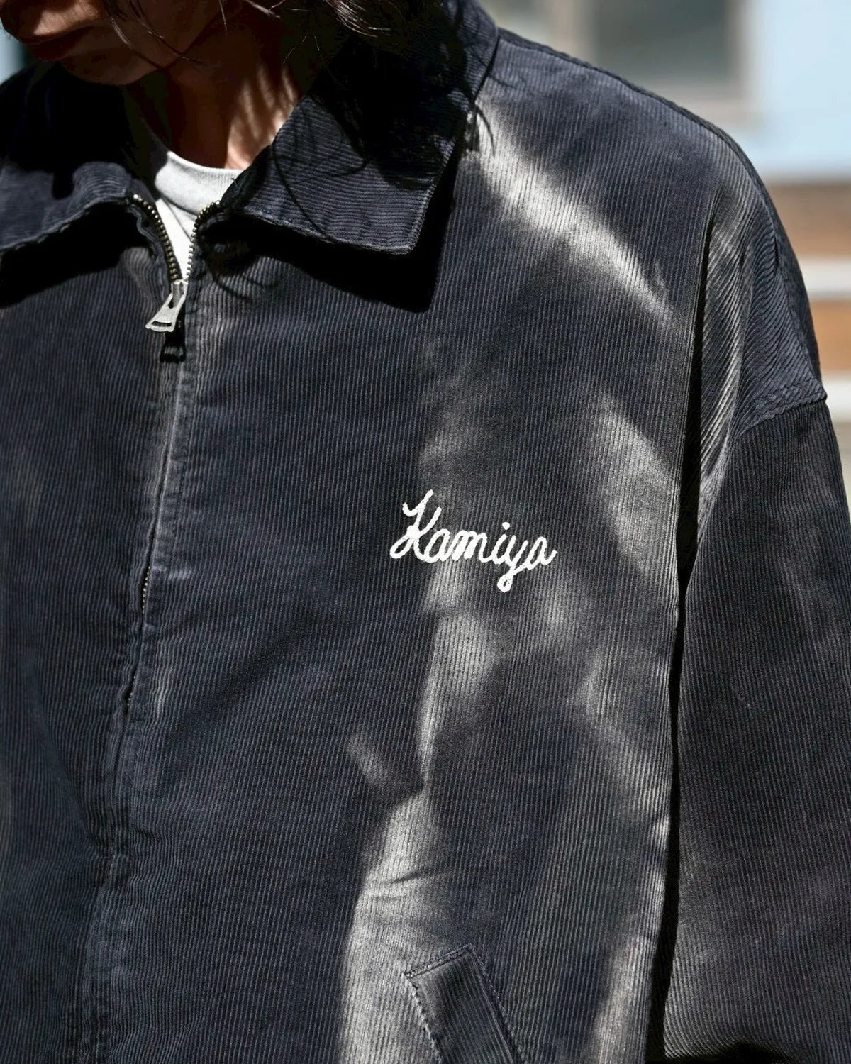 KAMIYA / Sun Faded Like Corduroy Work Jacket (G15BL033)