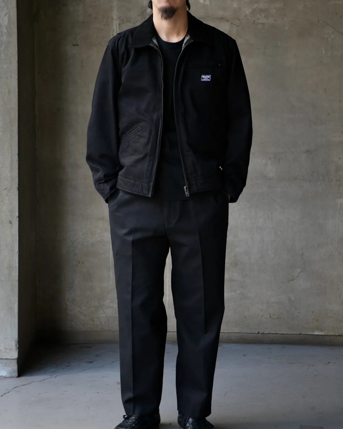 MINEDENIM × M&M / M&M MINEDENIM Black Denim Detroit Jacket (MND-MM81)