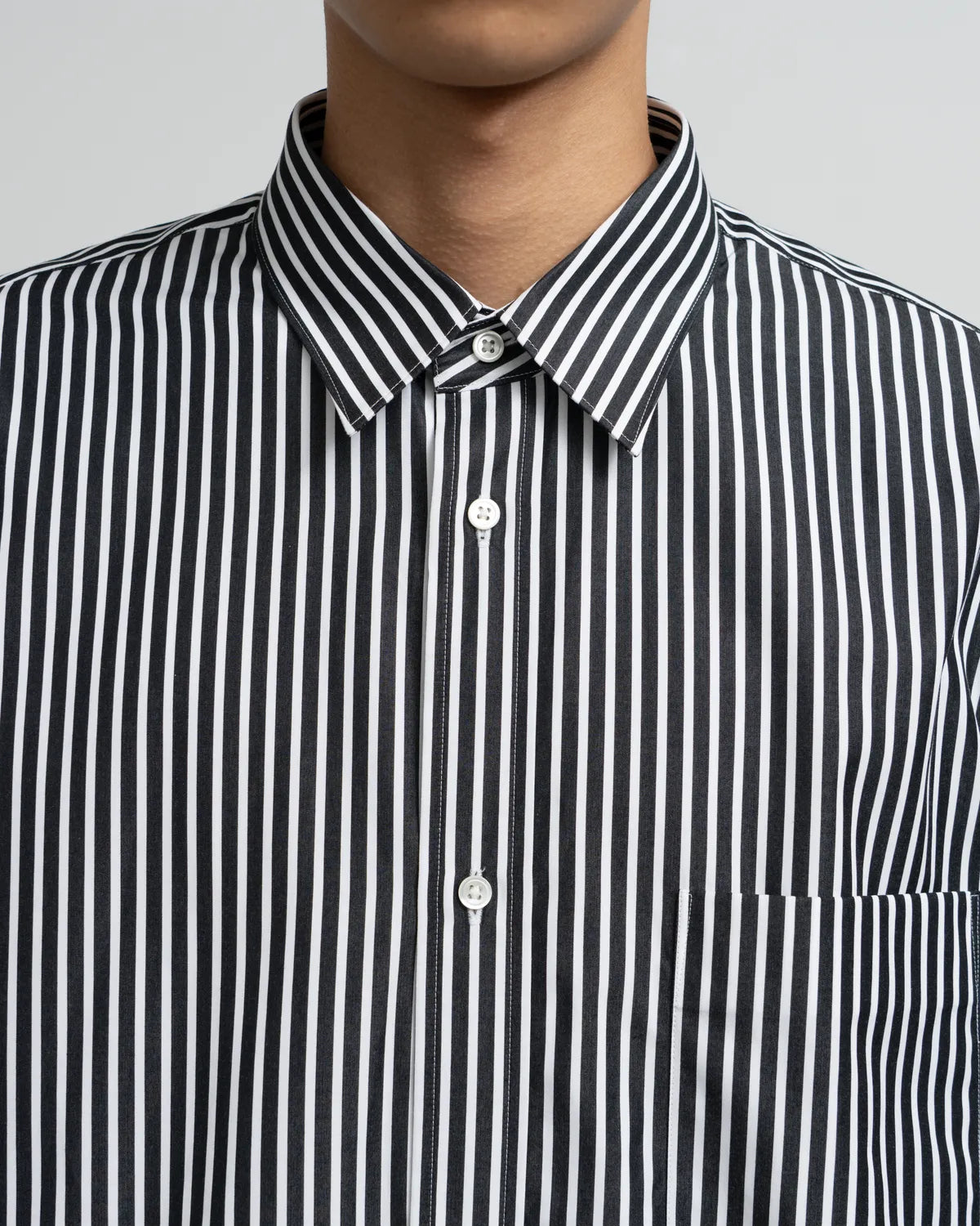 Graphpaper / High Count Regular Collar Round Cut Shirt (GM253-50032C)