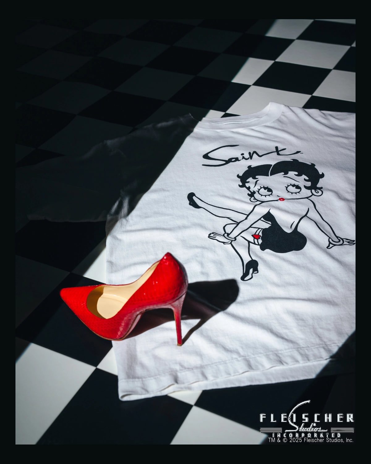 ©︎SAINT Mxxxxxx × Betty Boop / BTY_SS TEE-BETTY (SM-HR1-0000-C40)