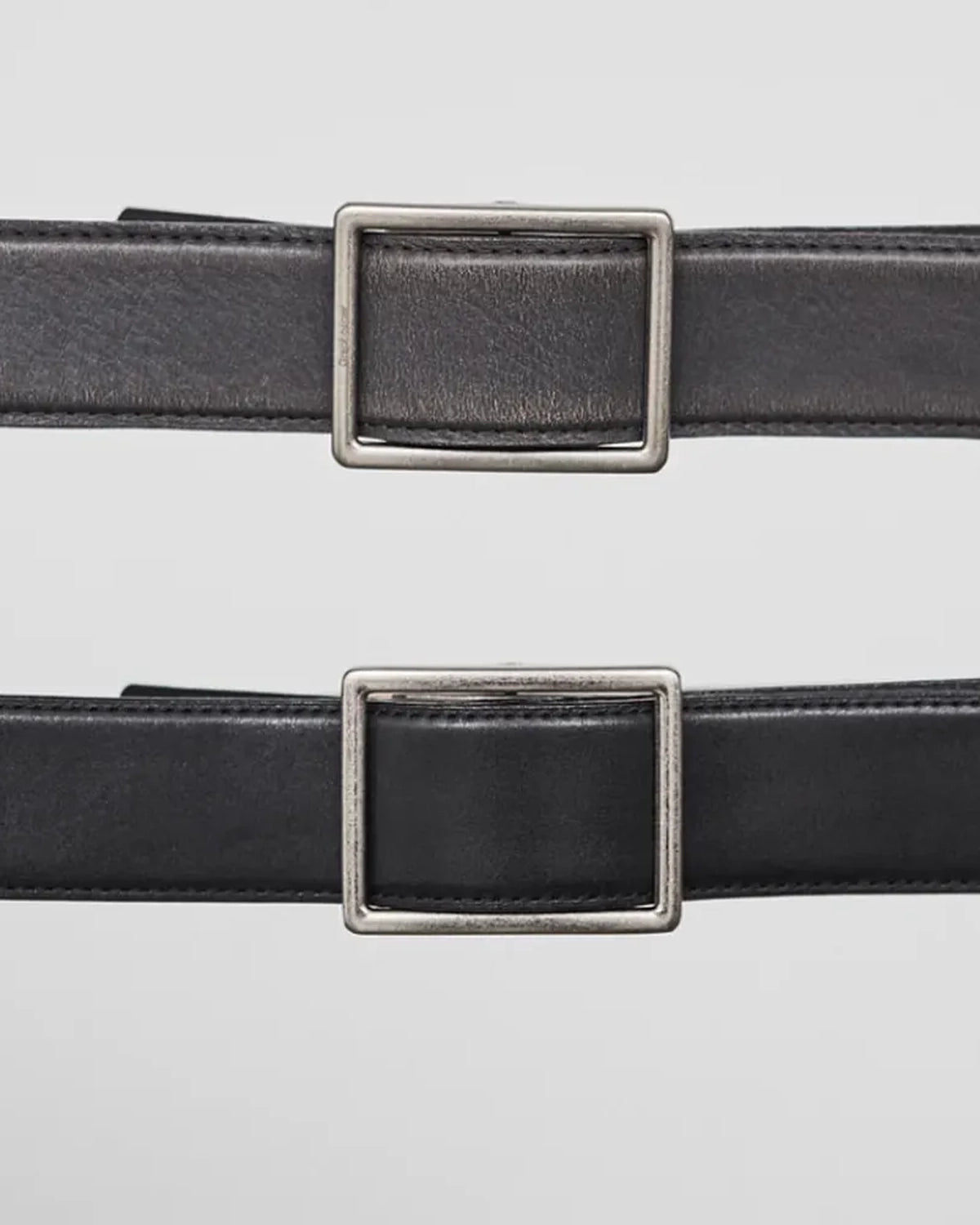 Graphpaper / Holeless Leather Classic Belt (GU253-90560B)