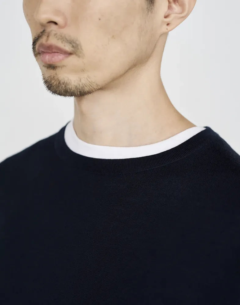 Graphpaper / Oxford Pique Jersey L/S Oversized BD Shirt