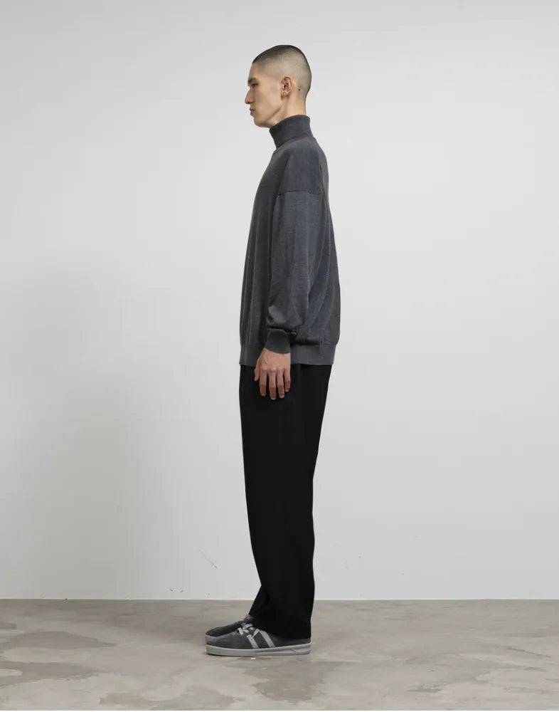 Graphpaper / Oxford Pique Jersey L/S Oversized BD Shirt