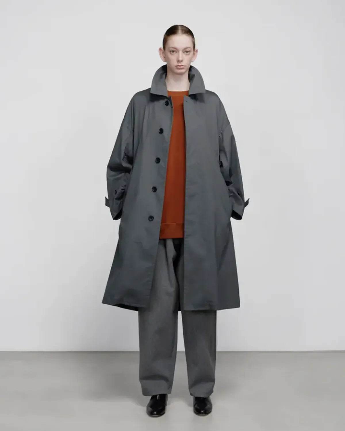 Graphpaper / Solotex Twill Oversized Coat (GU253-10160B)