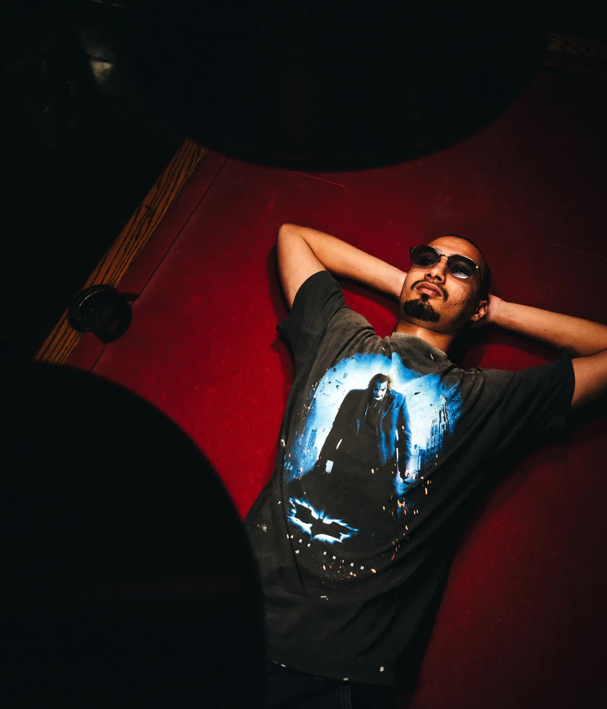 ©︎SAINT Mxxxxxx × THE DARK KNIGHT TRILOGY/ BTM_SS TEE (SM-HR8-0000-C54)