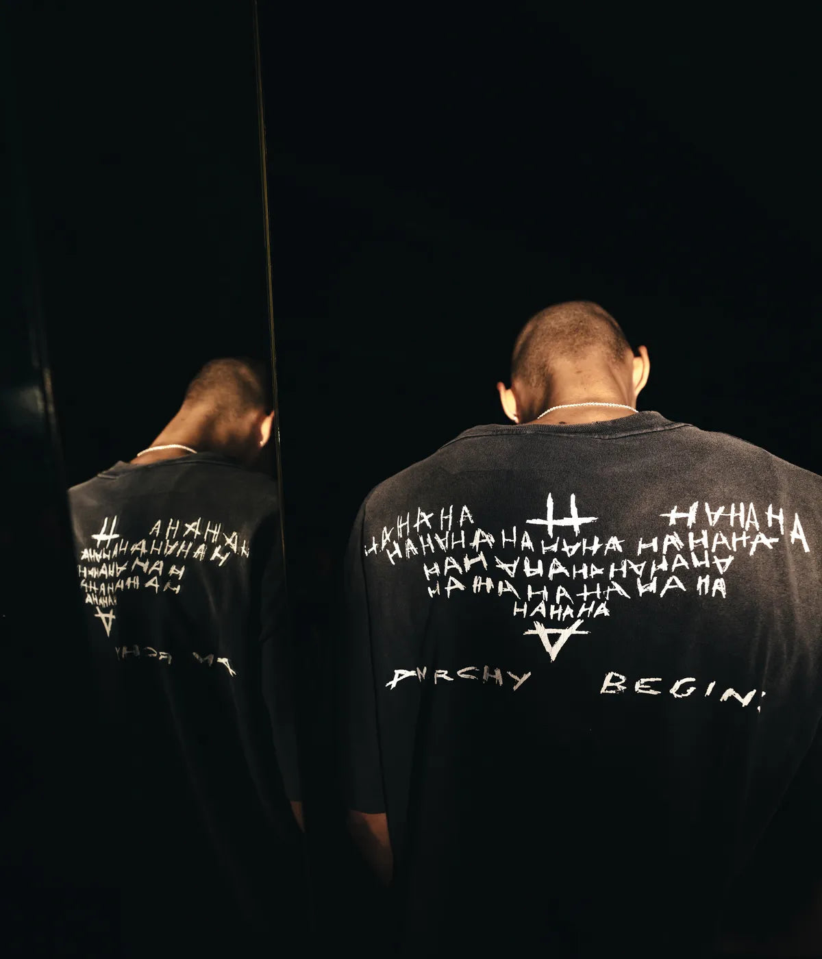 ©︎SAINT Mxxxxxx × THE DARK KNIGHT TRILOGY/ BTM_SS TEE (SM-HR8-0000-C54)