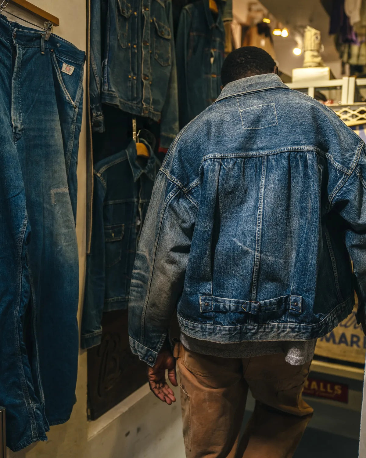 ©︎SAINT Mxxxxxx × BerBerJin / BJ_DENIM JACKET - DAMAGE (SM-HR8-0000-C39)