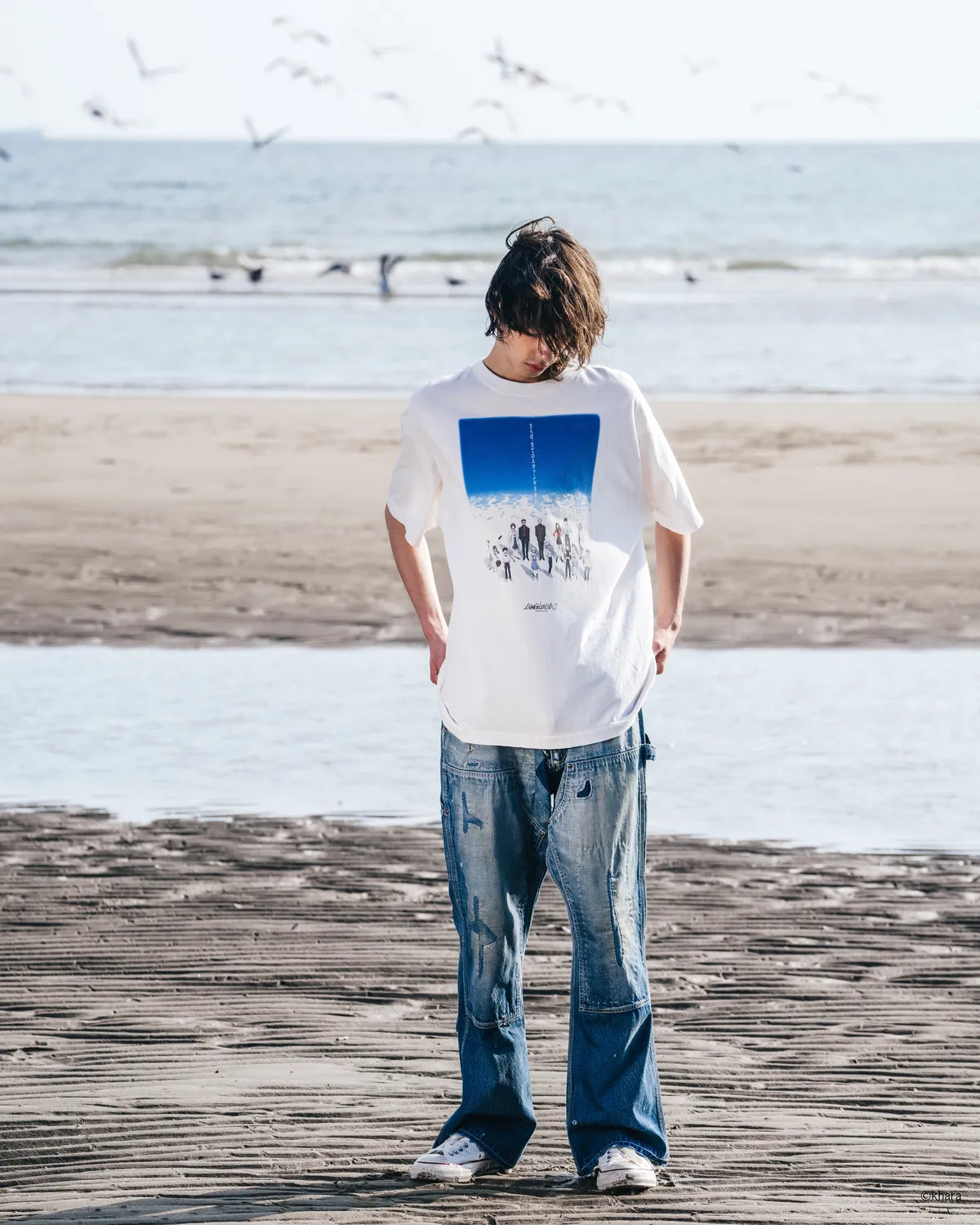 ©︎SAINT Mxxxxxx × EVANGELION_GEEKS RULE / EV_SS TEE (SM-HR8-0000-C12)