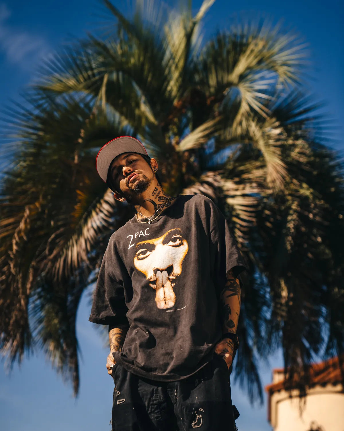 ©︎SAINT Mxxxxxx × 2PAC / 2PC_SS TEE_2PAC (SM-HR8-0000-C14)