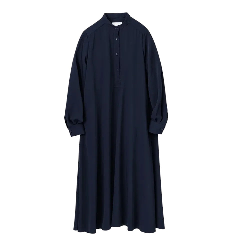 Graphpaper / Satin Band Collar Dress (GL253-60095B)