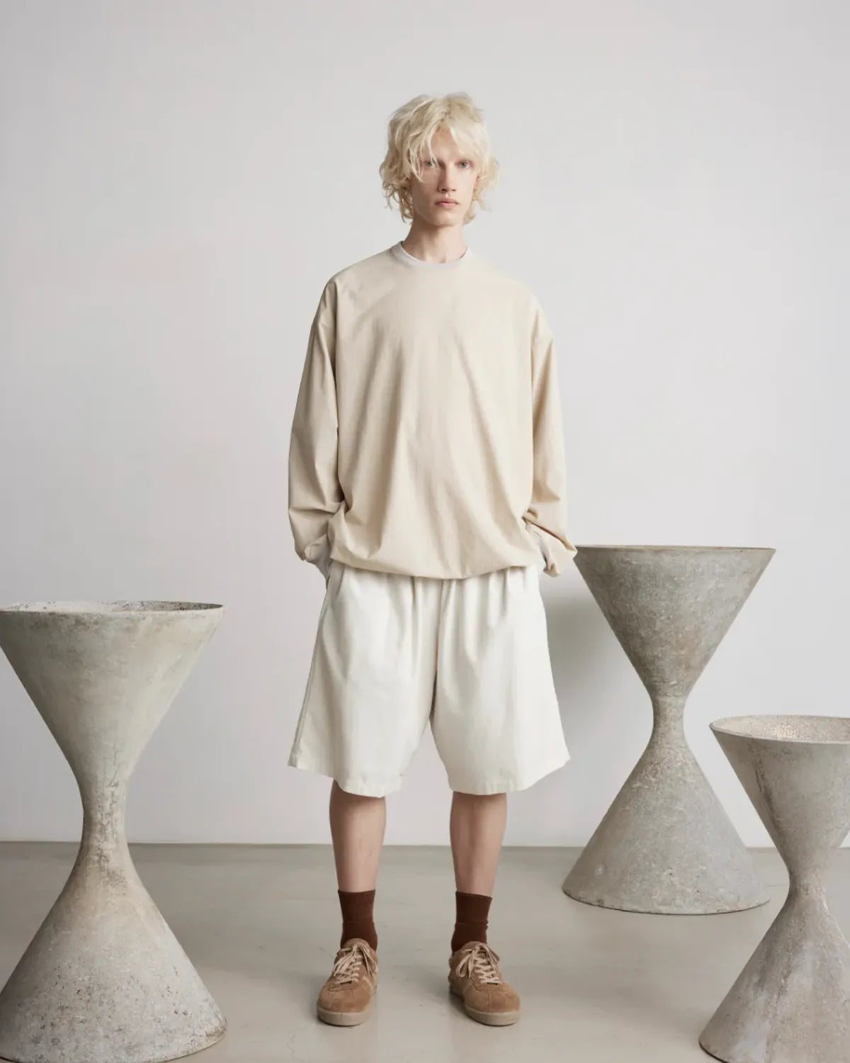 Graphpaper / PERTEX Equilibrium L/S Tech Pullover (GM251-70052)