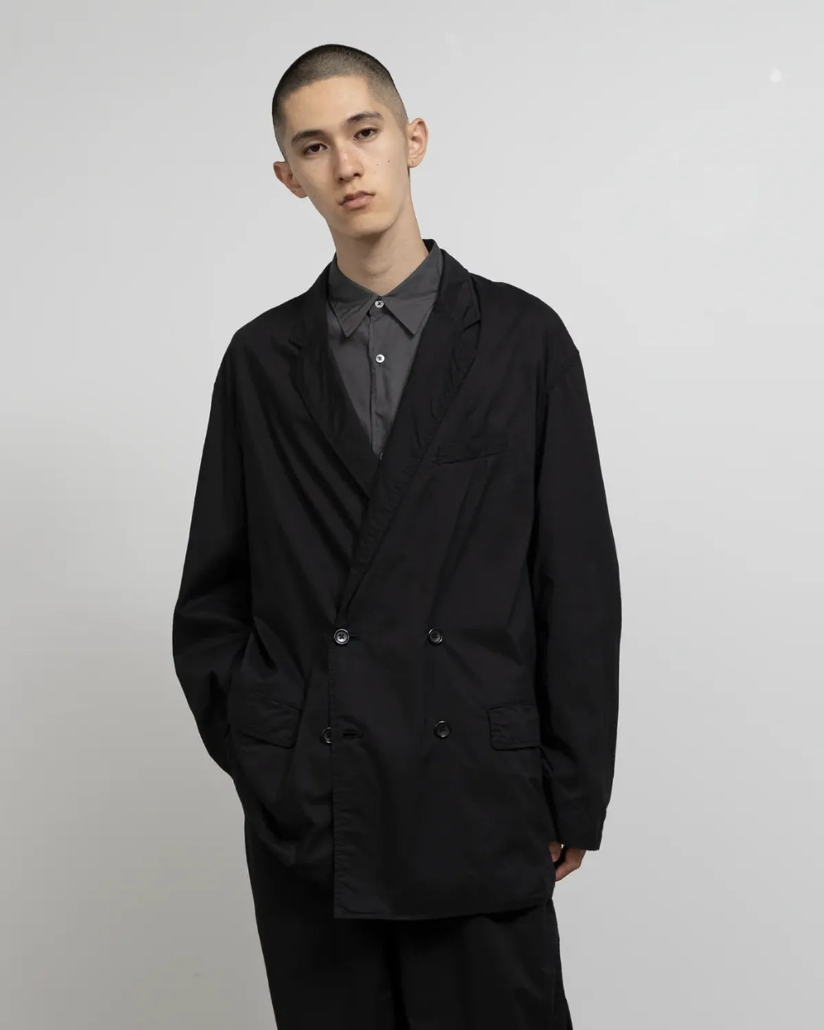 Graphpaper / Garment Dyed Typewriter Oversized Double Jacket (GU253-20100B)