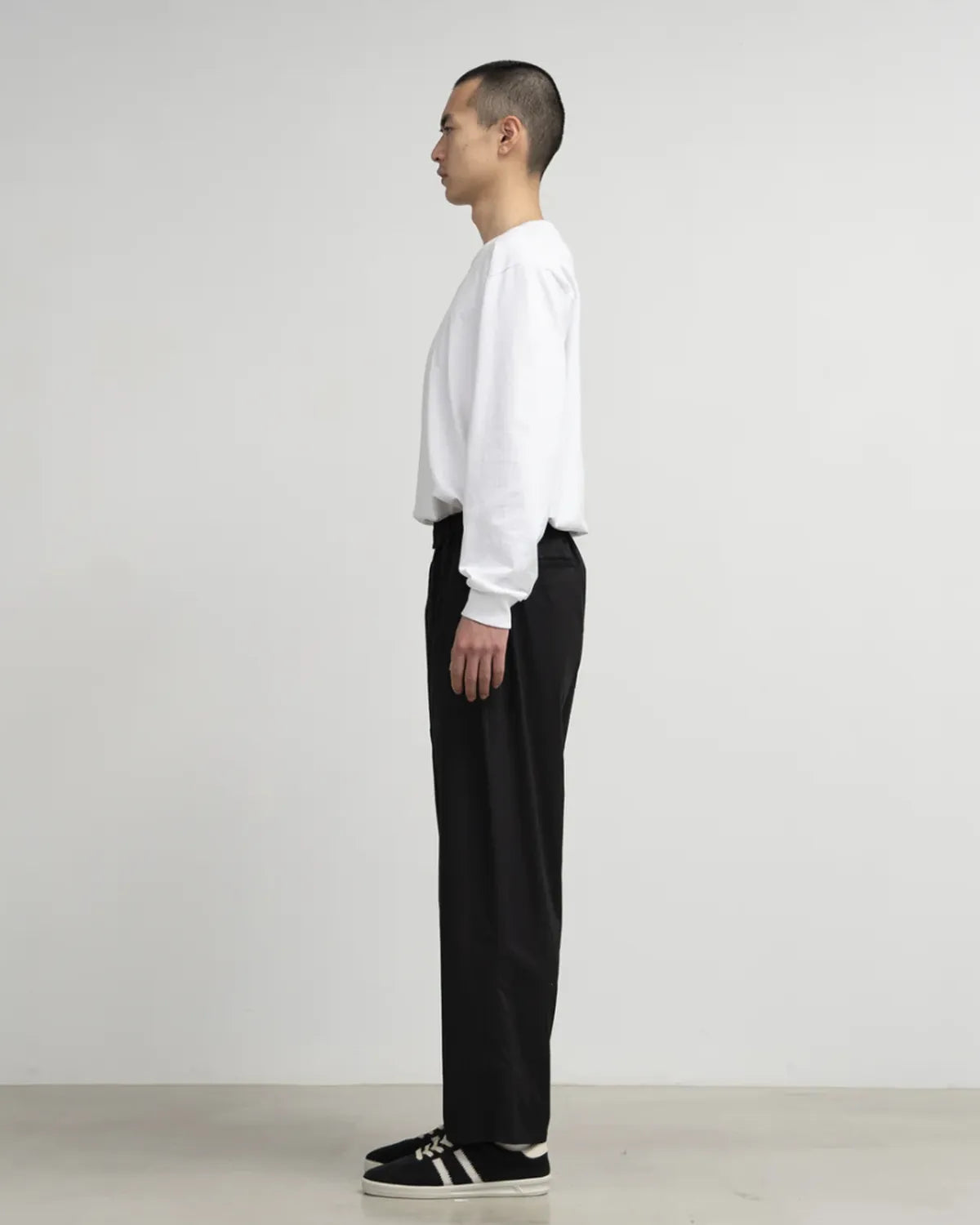 Graphpaper / Solotex Twill Wide Tapered Chef Pants (GM253-40161B)