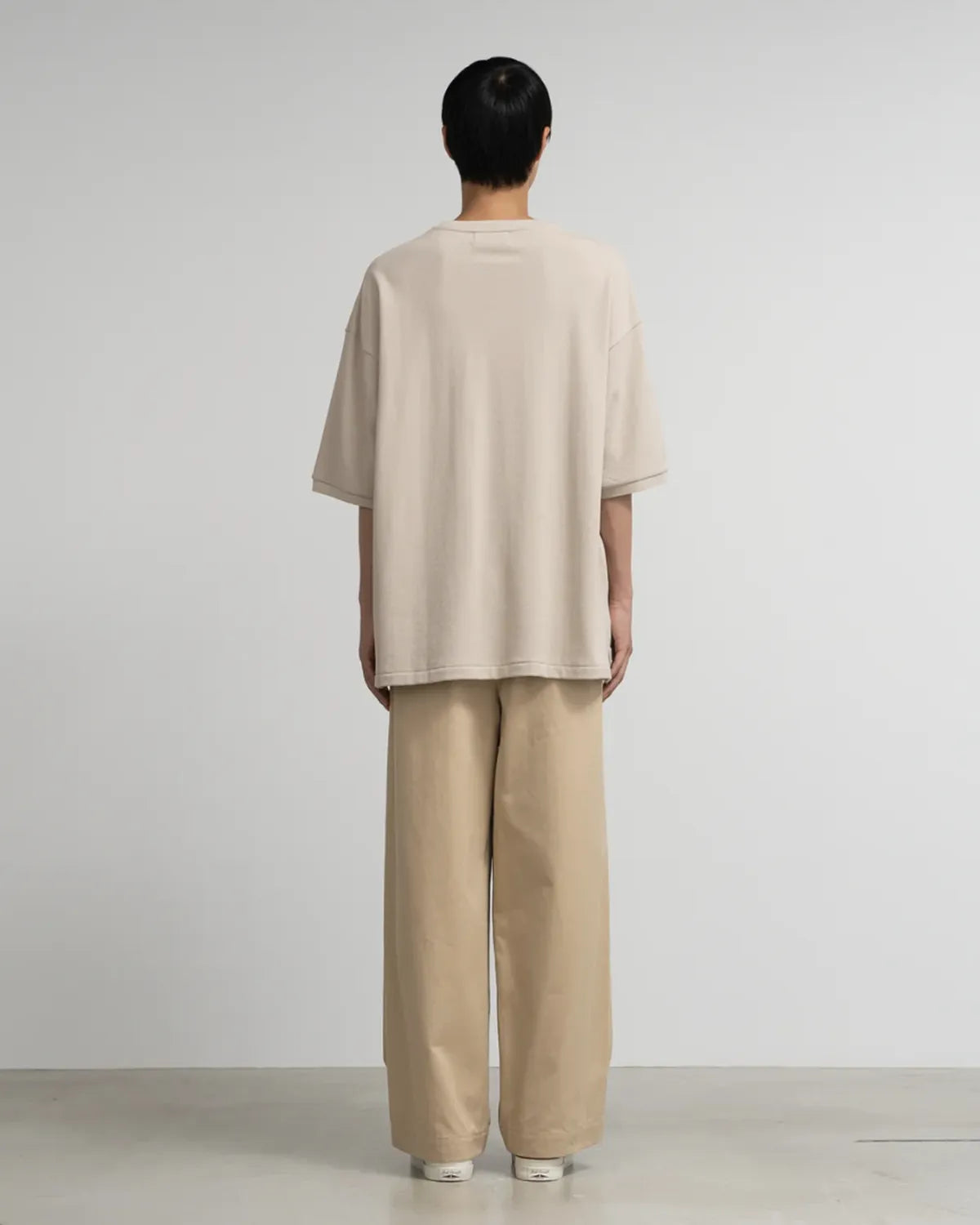 Graphpaper / Cotton Pique Jersey Crew Neck Tee (GM251-70058)