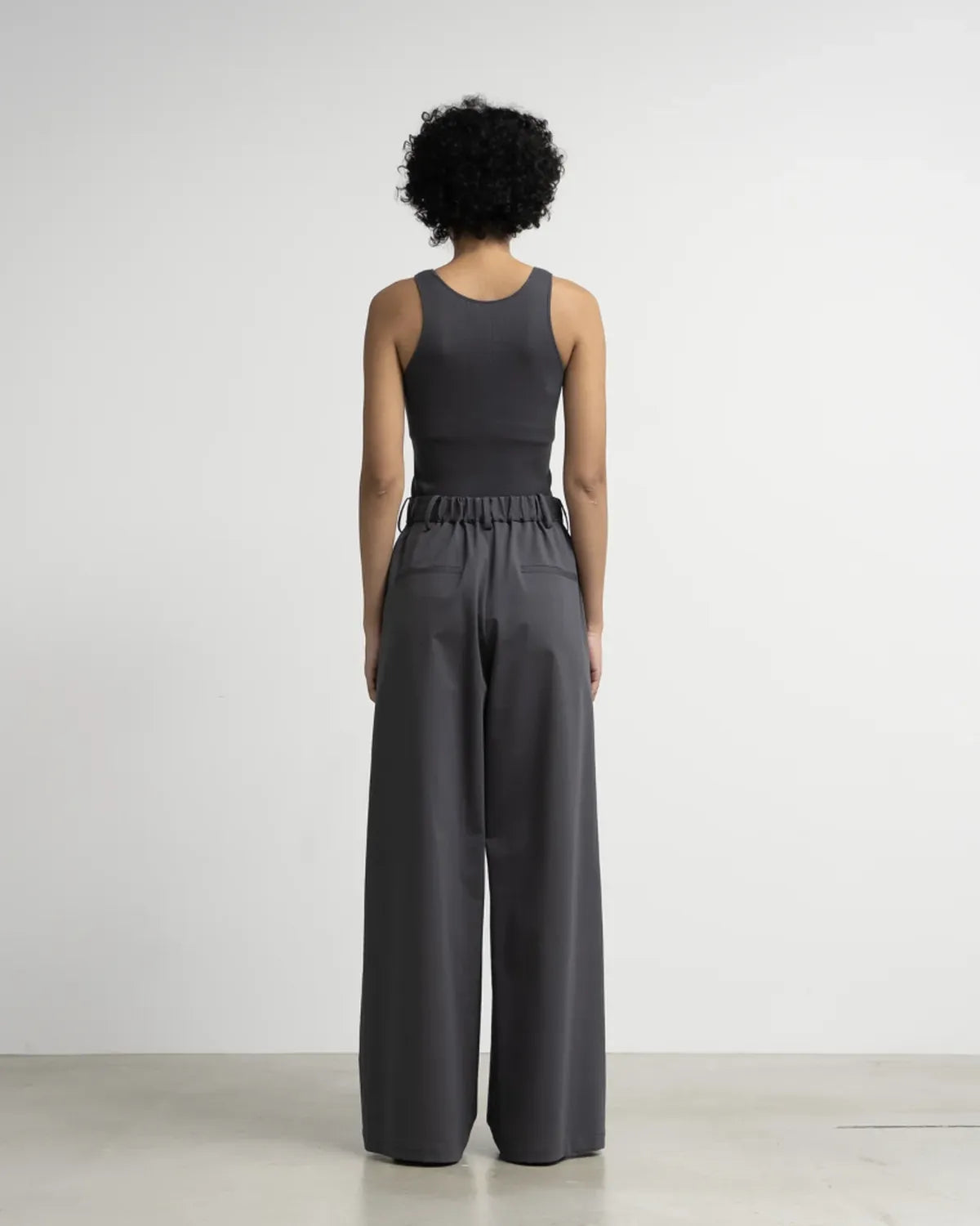 Graphpaper / Compact Ponte Two Tuck Wide Pants (GL253-40044B)