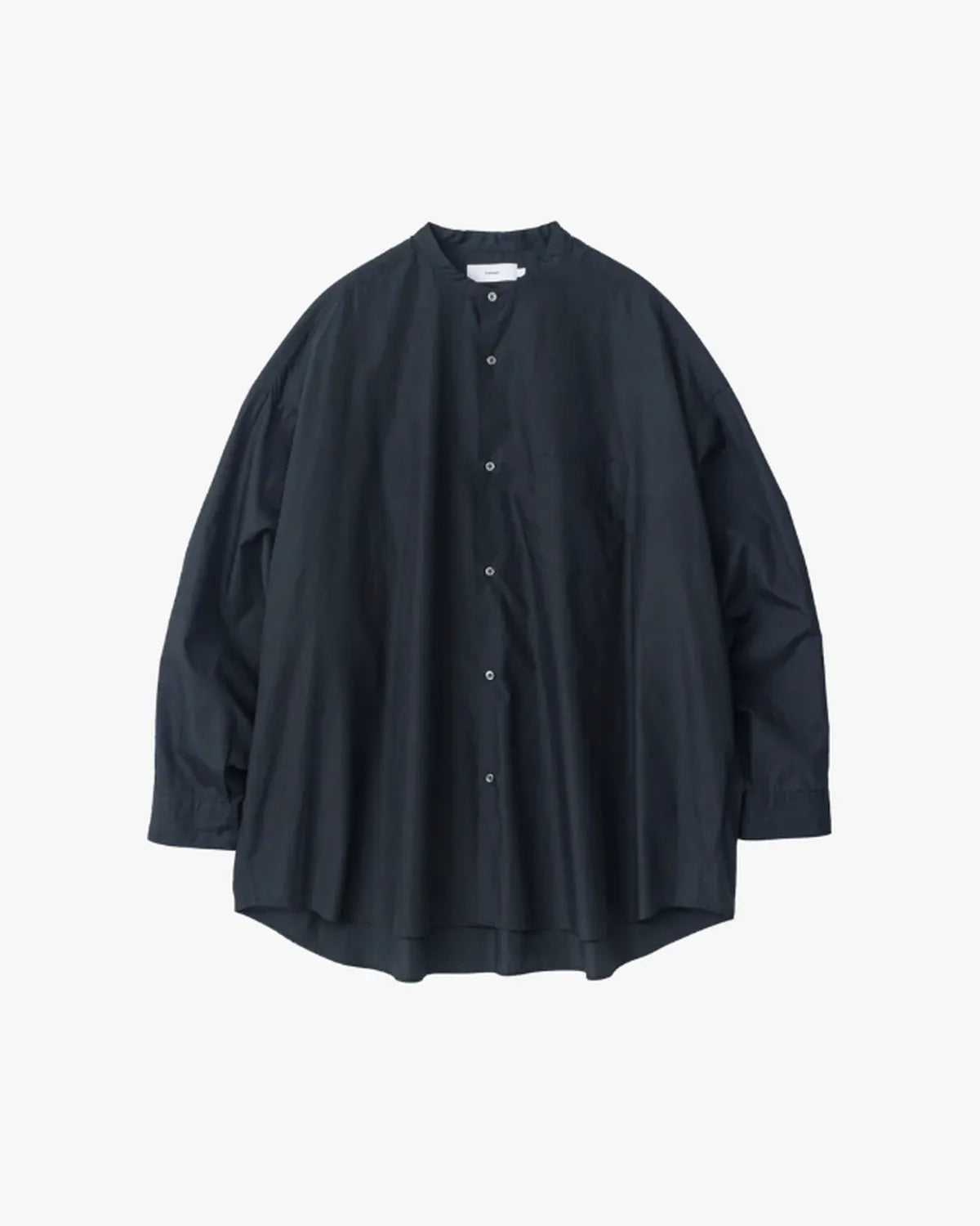 Graphpaper / Broad L/S Oversized Band Collar Shirt (GM254-50019B)