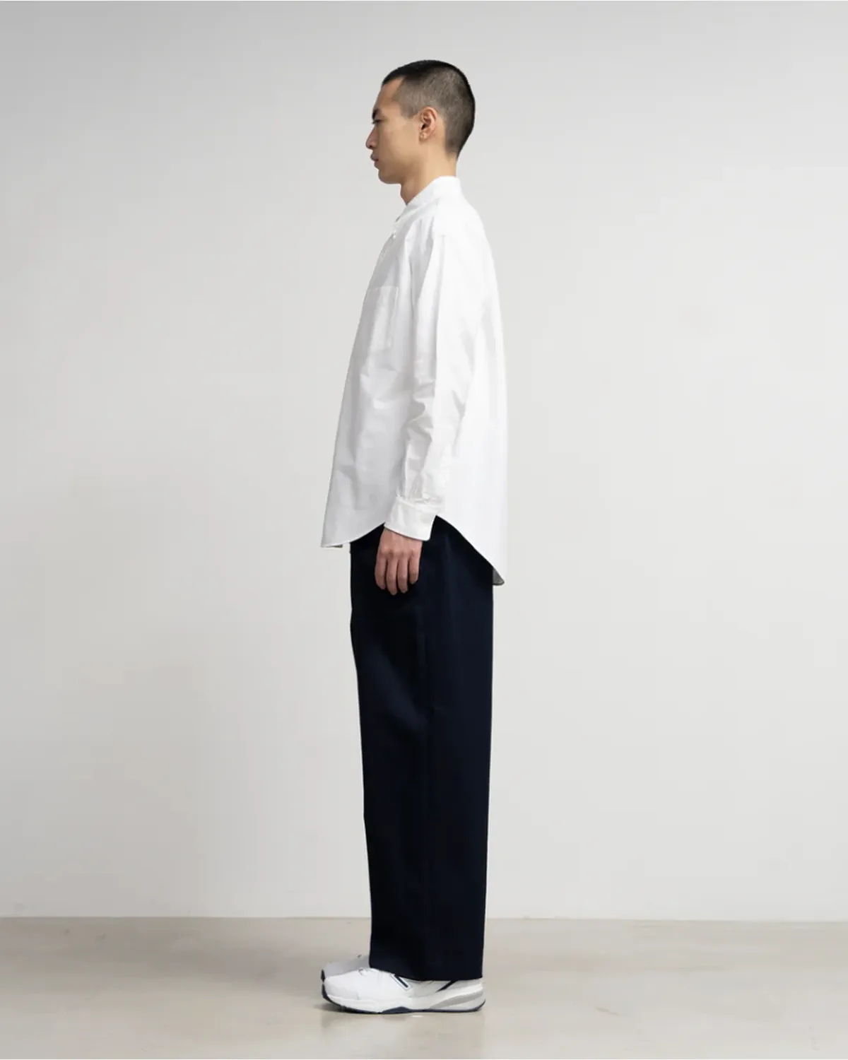 Graphpaper / Oxford L/S B.D Box Shirt (GM253-50020B)