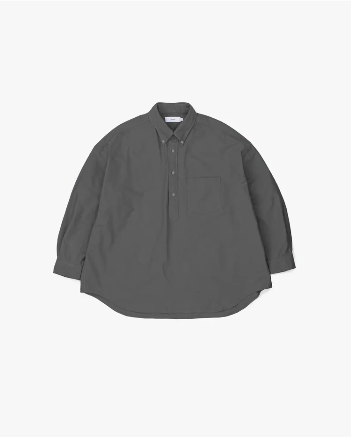 Graphpaper / Oxford L/S Oversized B.D Pullover Shirt (GM253-50023B)