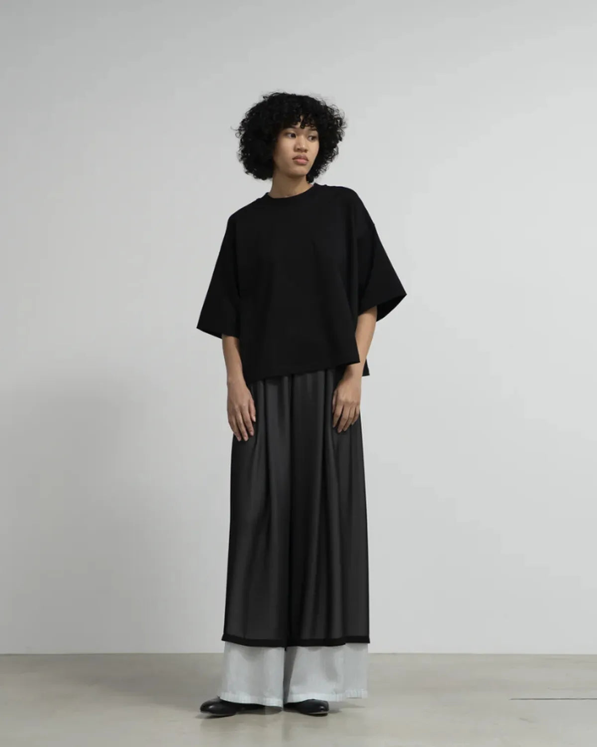 Graphpaper / Tri Spun Cotton Balloon Sleeve Tee (GL253-70306)