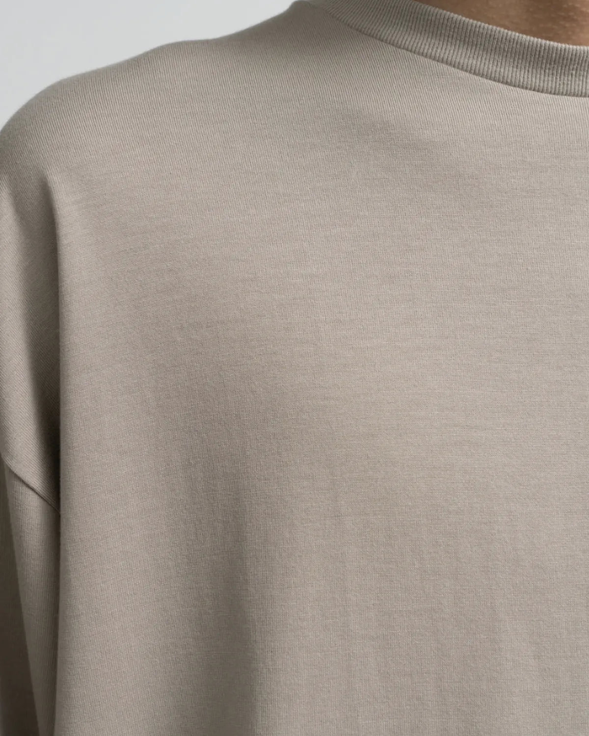 Graphpaper / Tri Spun Cotton L/S Oversized Tee (GM253-70305)