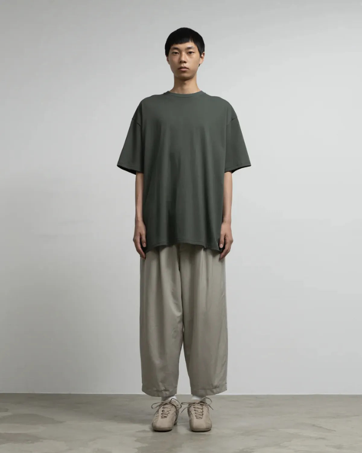 Graphpaper / Tri Spun Cotton S/S Oversized Tee (GM253-70304)