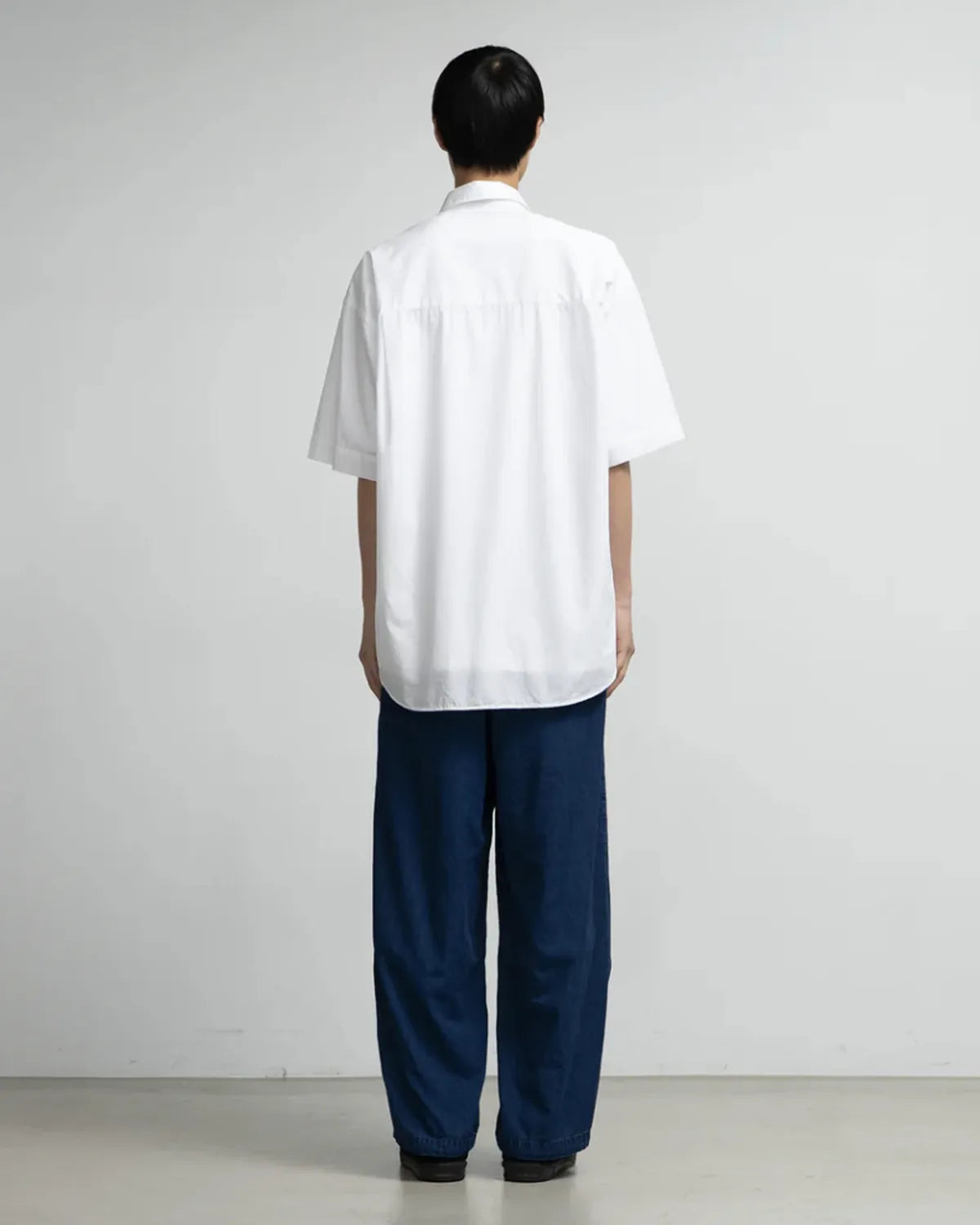 Graphpaper / SIDOGRAS indigo Poplin Track Pants (GM252-40047)