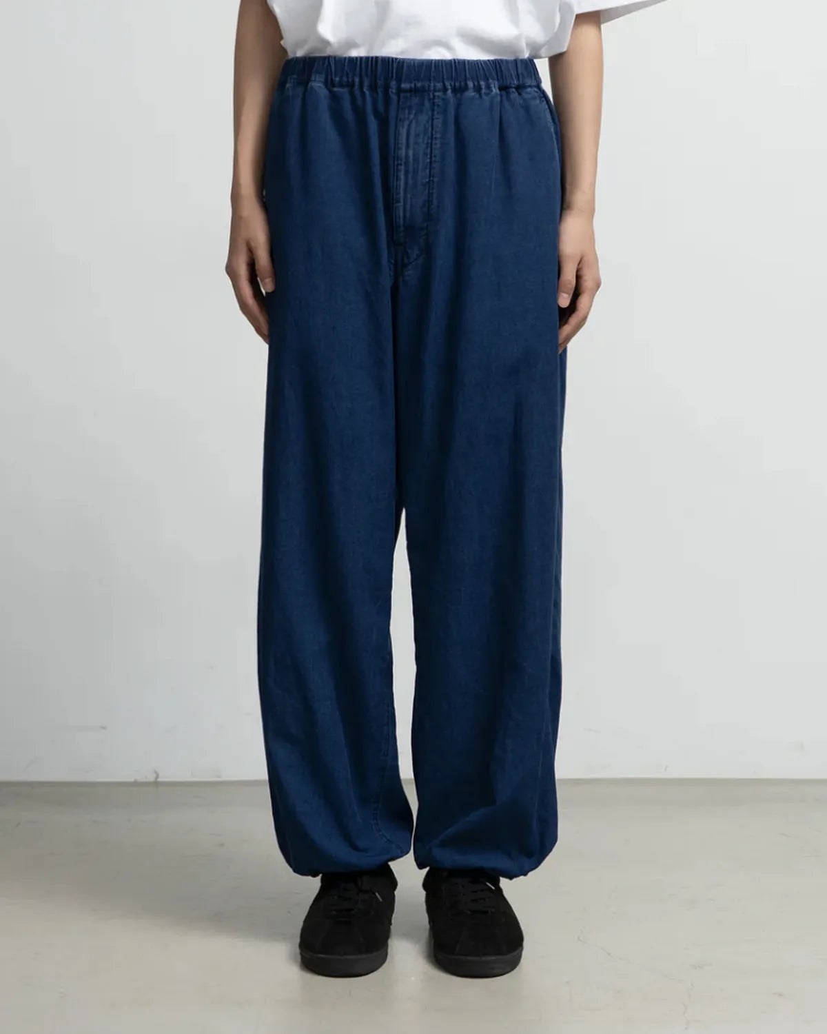 Graphpaper / SIDOGRAS indigo Poplin Track Pants (GM252-40047)