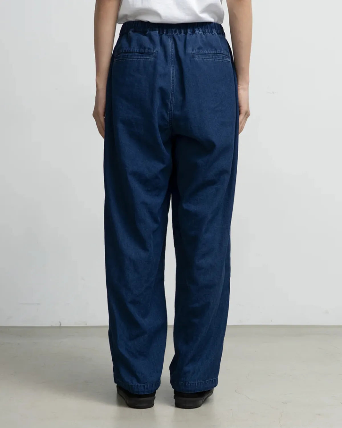 Graphpaper / SIDOGRAS indigo Poplin Track Pants (GM252-40047)