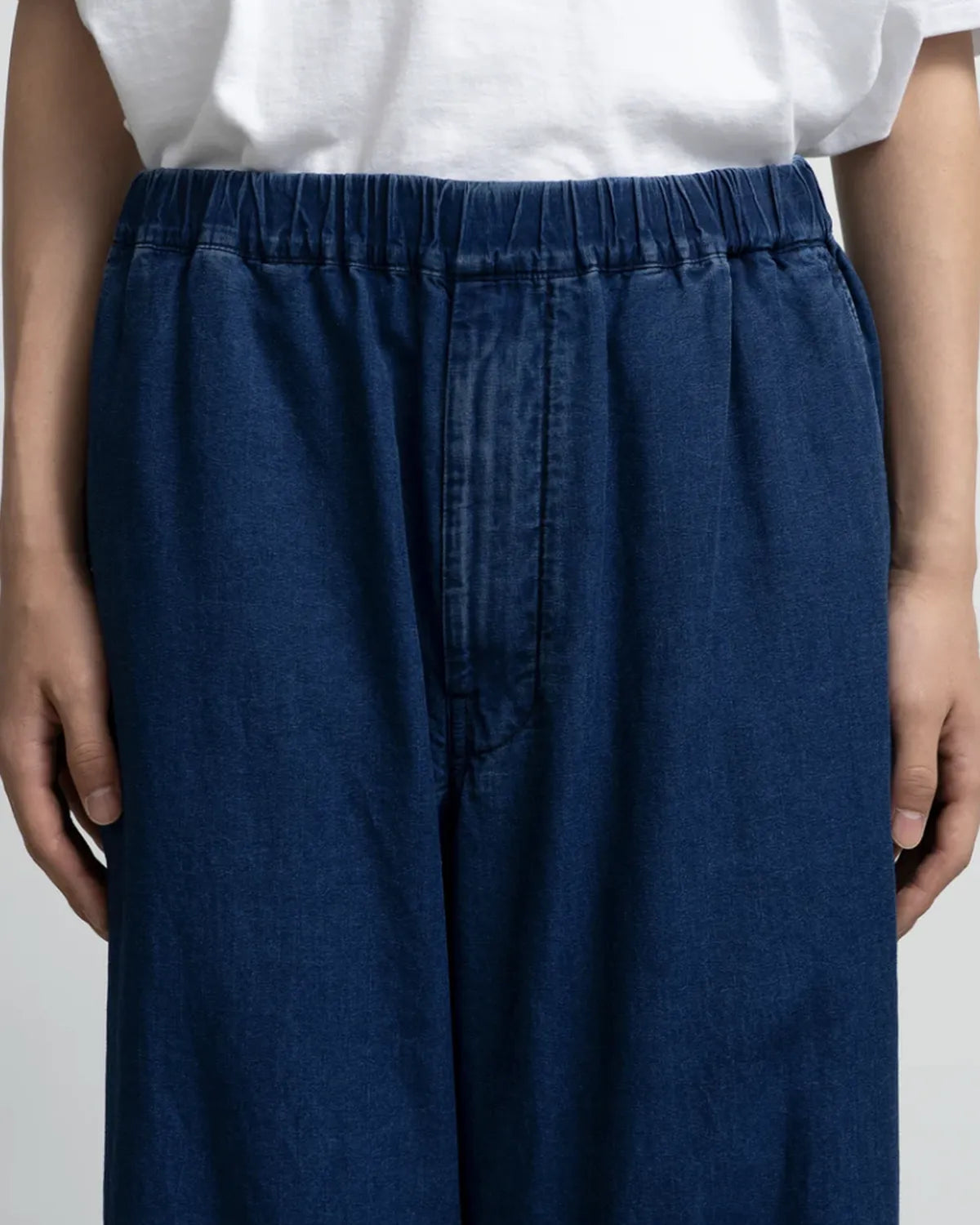 Graphpaper / SIDOGRAS indigo Poplin Track Pants (GM252-40047)