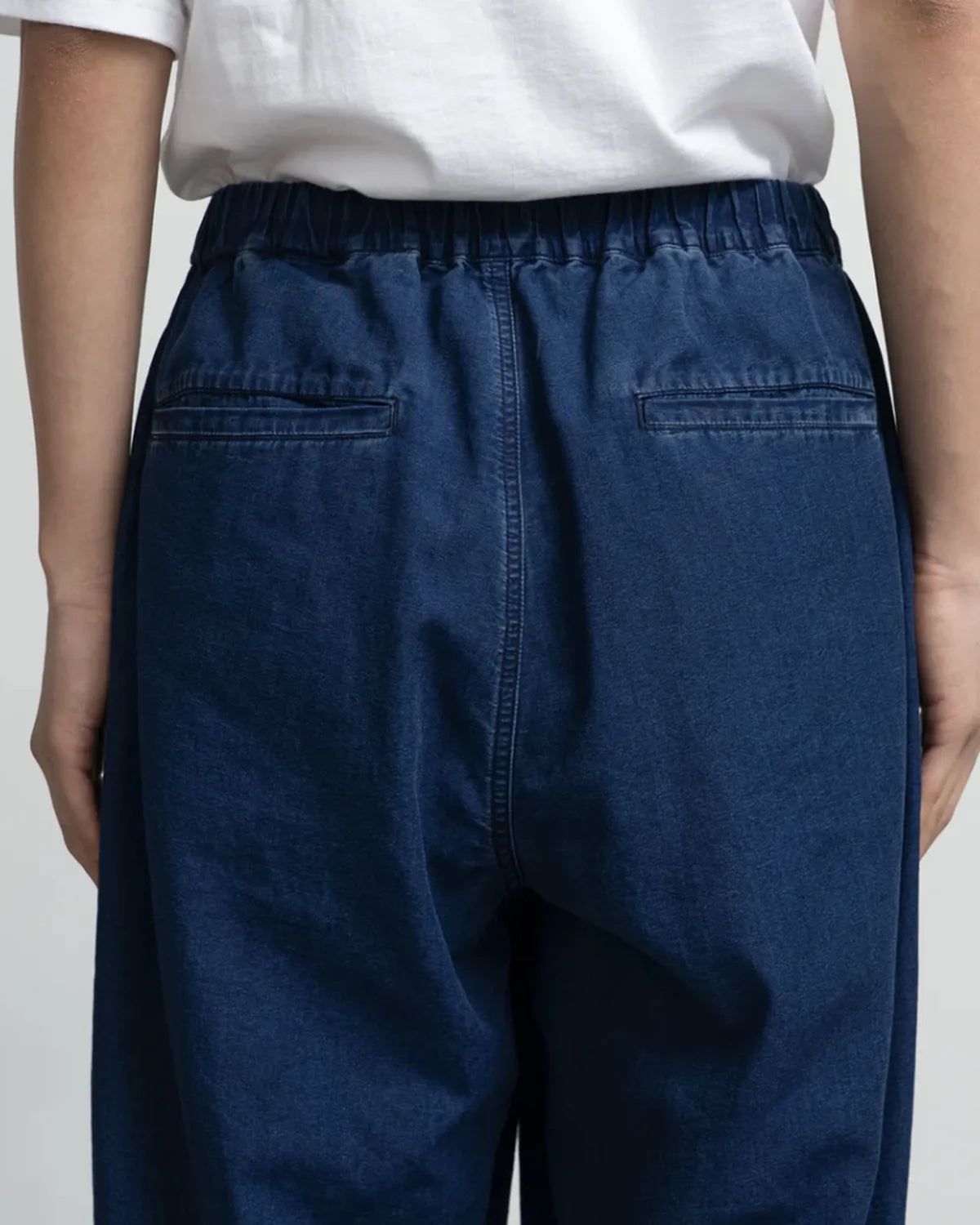 Graphpaper / SIDOGRAS indigo Poplin Track Pants (GM252-40047)