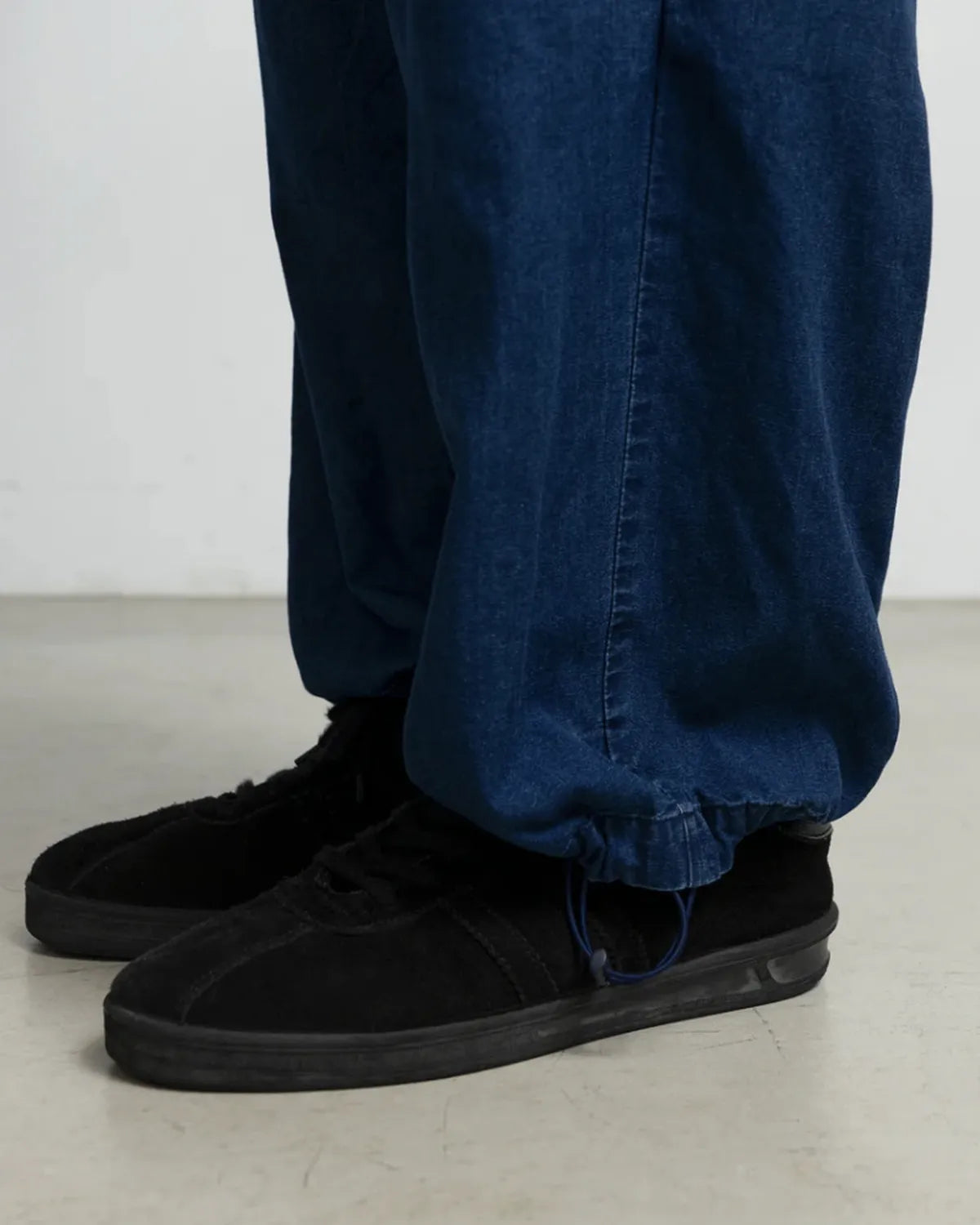 Graphpaper / SIDOGRAS indigo Poplin Track Pants (GM252-40047)