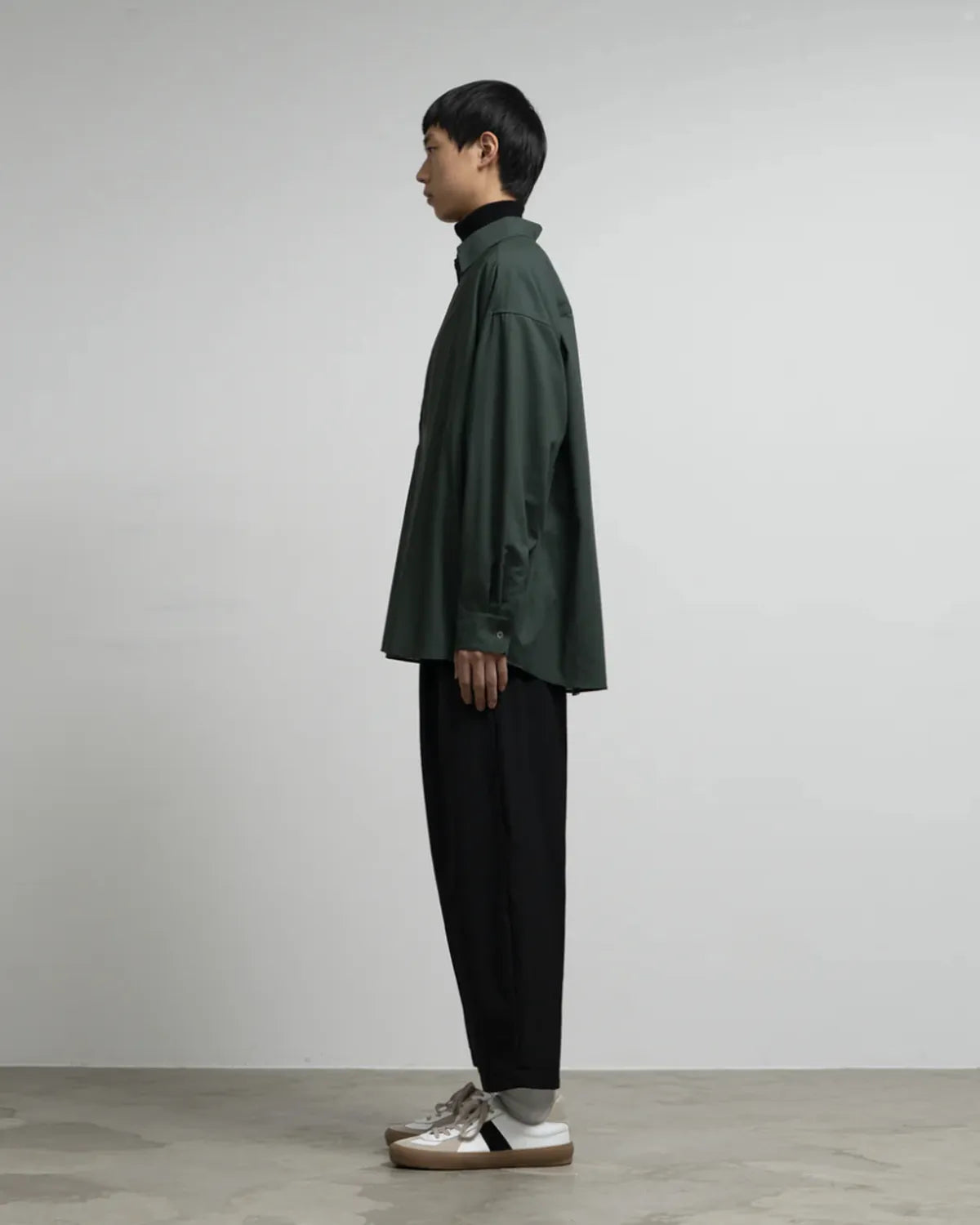 Graphpaper / Techno Wool Tropical Skipper Shirt (GM253-50374)