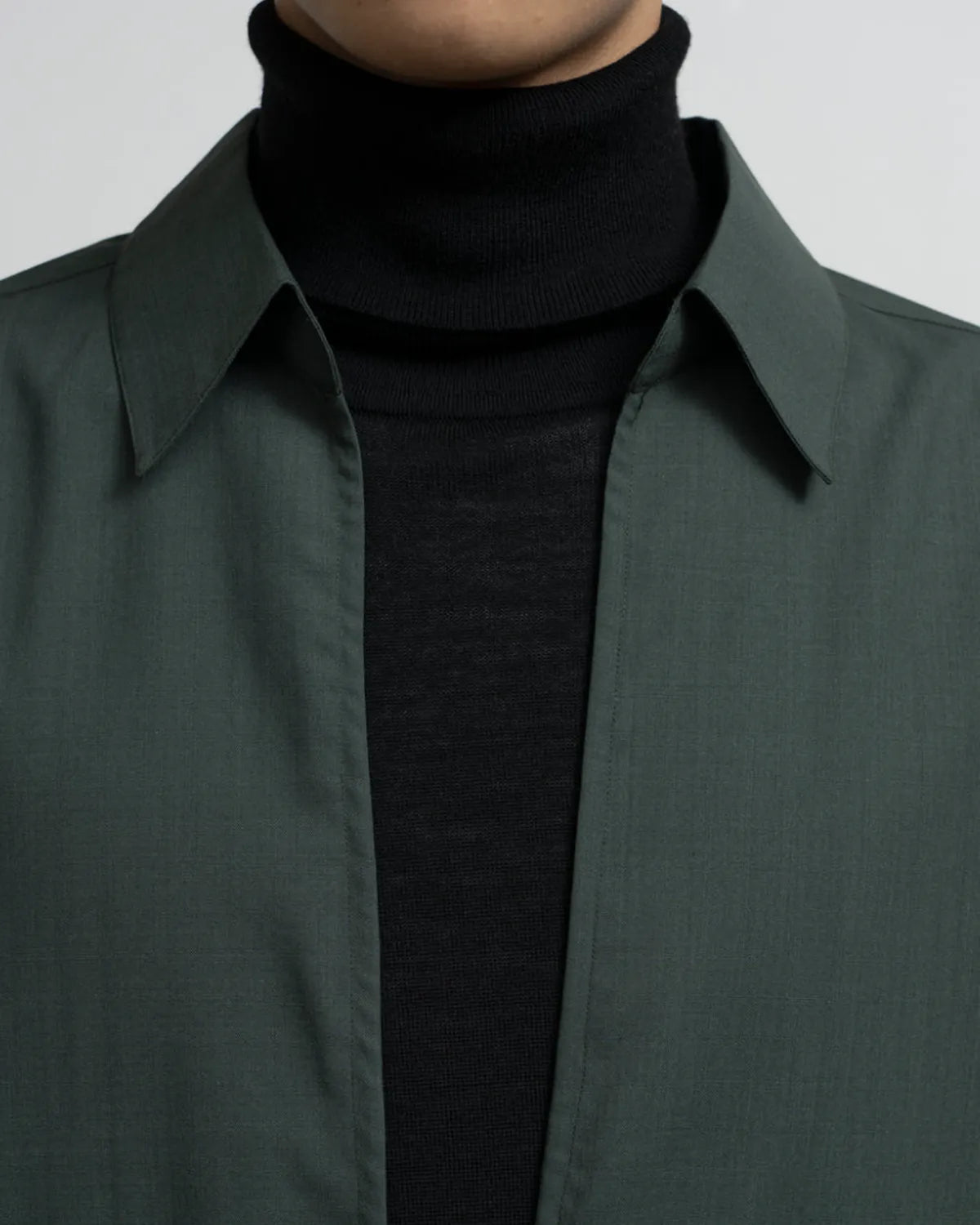 Graphpaper / Techno Wool Tropical Skipper Shirt (GM253-50374)