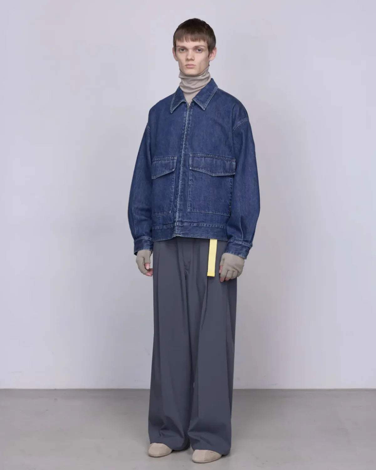 Graphpaper / Selvage Denim Zip Jacket (GM253-20056DB)