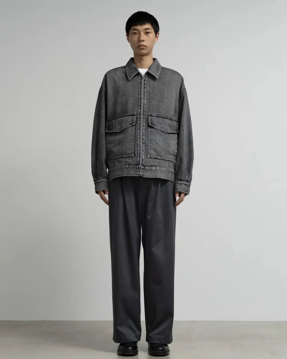 Graphpaper / Selvage Denim Zip Jacket (GM253-20056LB)