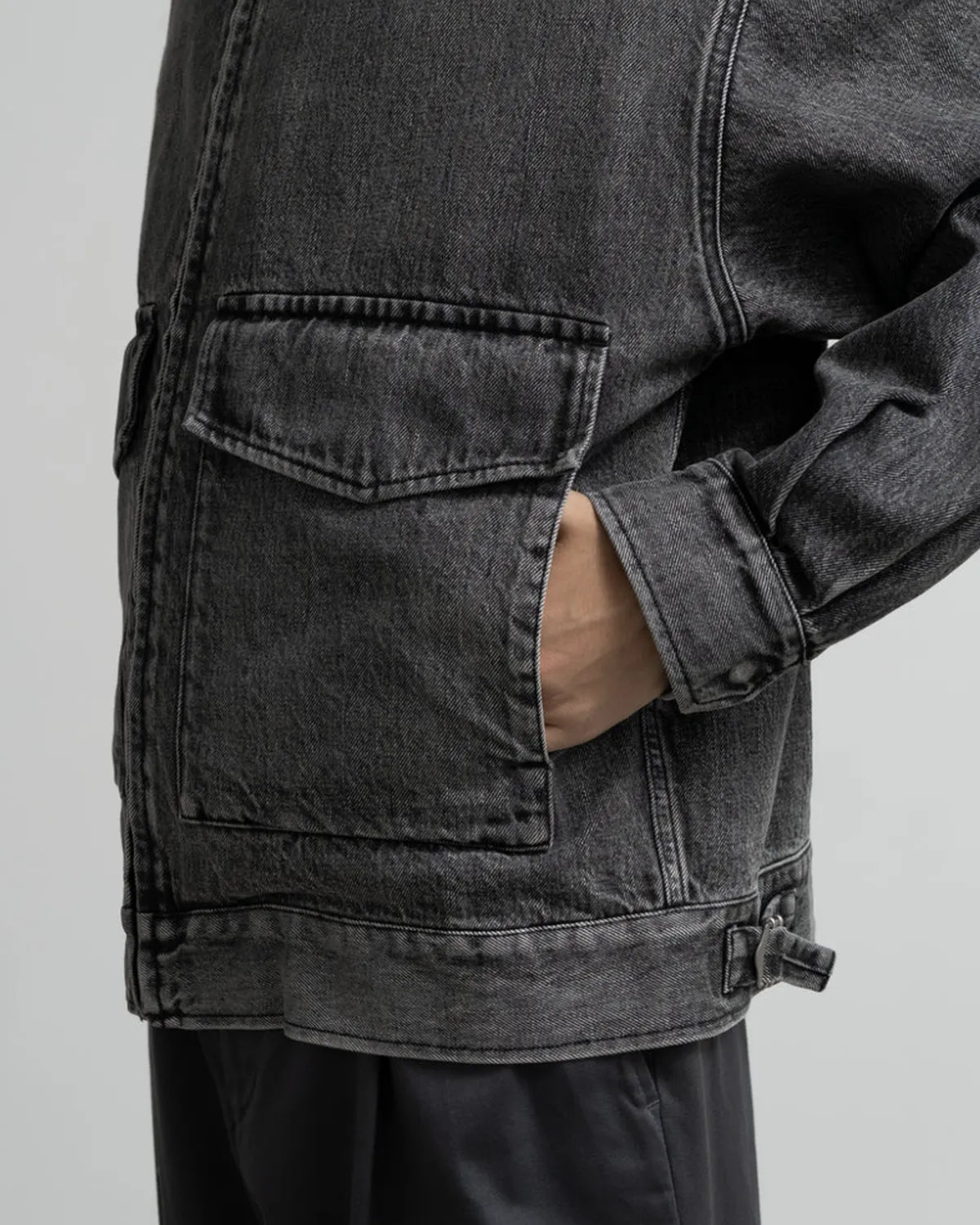 Graphpaper / Selvage Denim Zip Jacket (GM253-20056LB)
