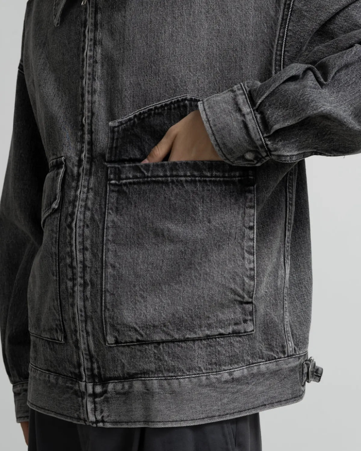 Graphpaper / Selvage Denim Zip Jacket (GM253-20056LB)