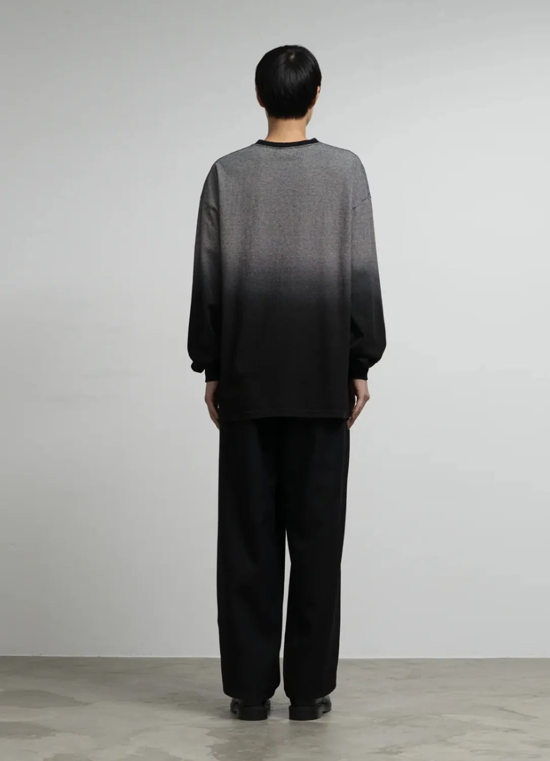 Graphpaper / Gradient Border L/S Tee (GU253-70511)