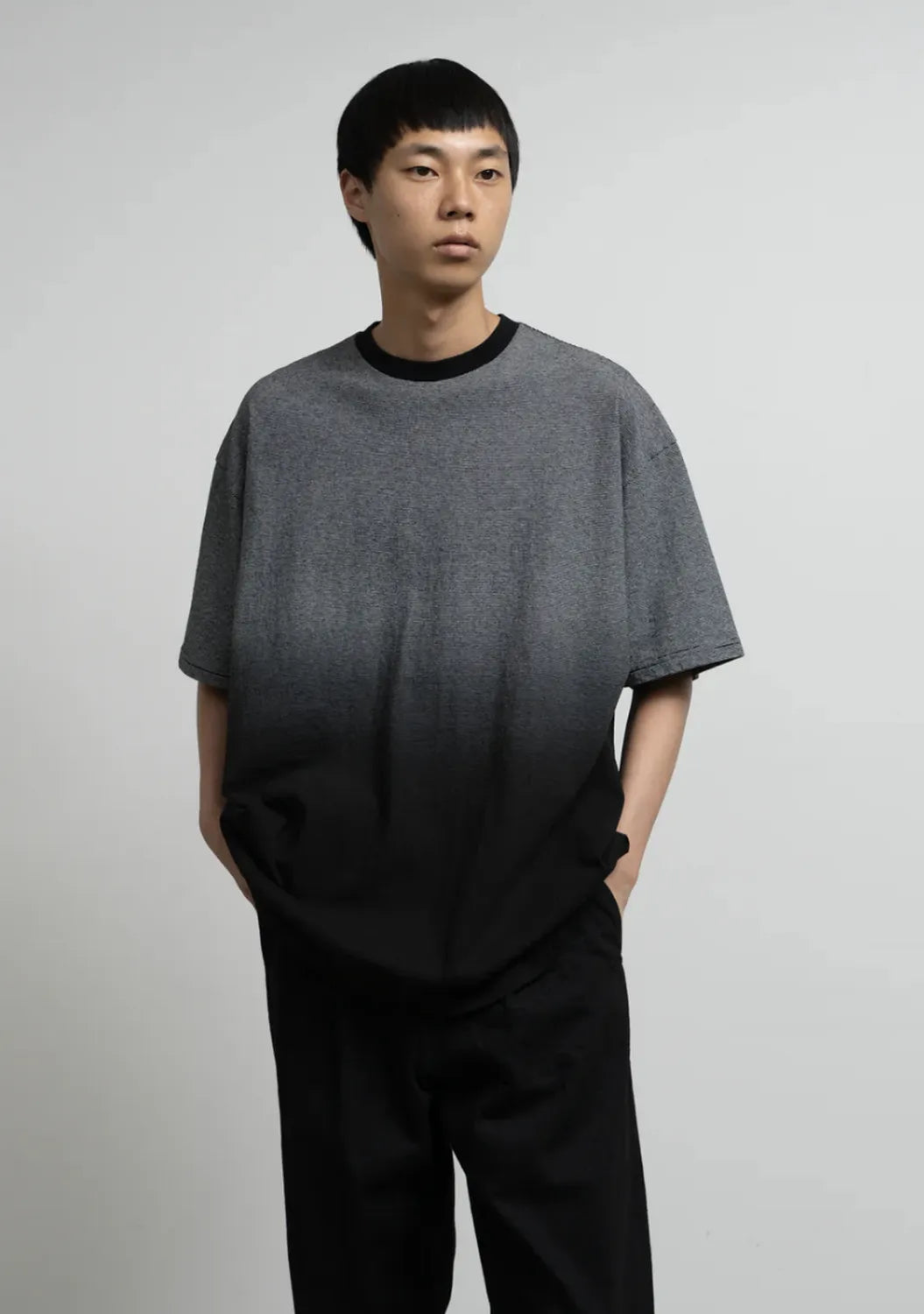 Graphpaper / Gradient Border S/S Tee (GU253-70512)