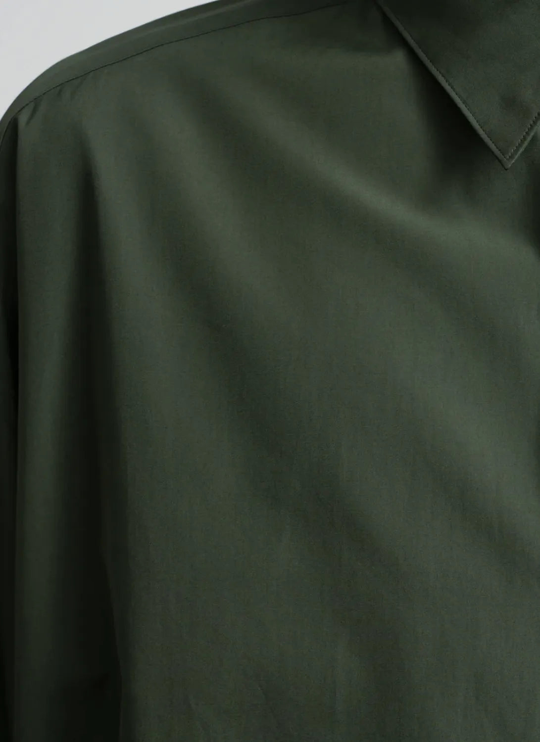Graphpaper / Silicon Poplin Oversized Regular Collar Shirt (GM253-50180)