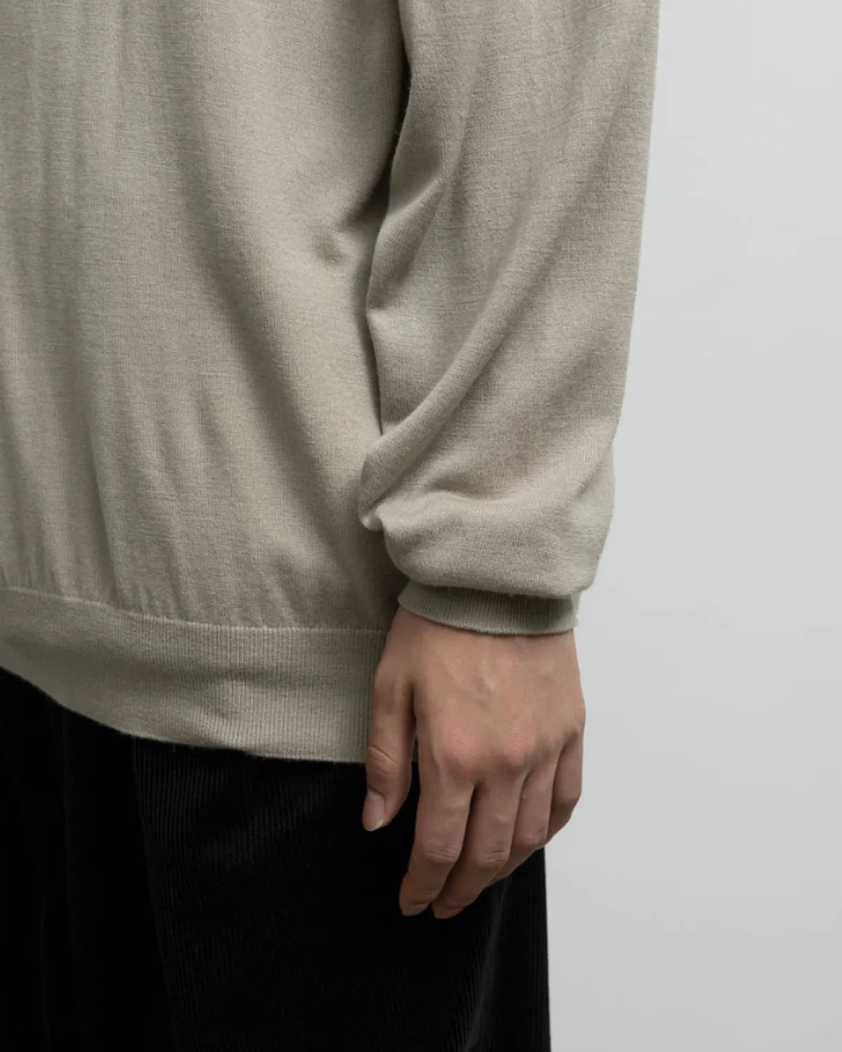 Graphpaper / High Gauge L/S Oversized High Neck Knit (GU253-80206C)
