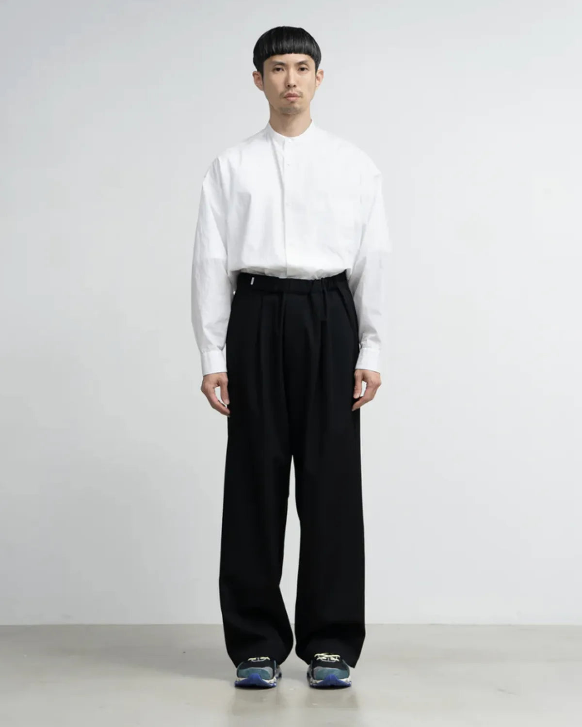Graphpaper / Scale Off Wool Wide Chef Pants (GM253-40176B)