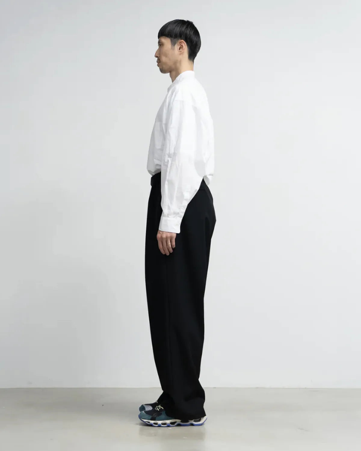 Graphpaper / Scale Off Wool Wide Chef Pants (GM253-40176B)