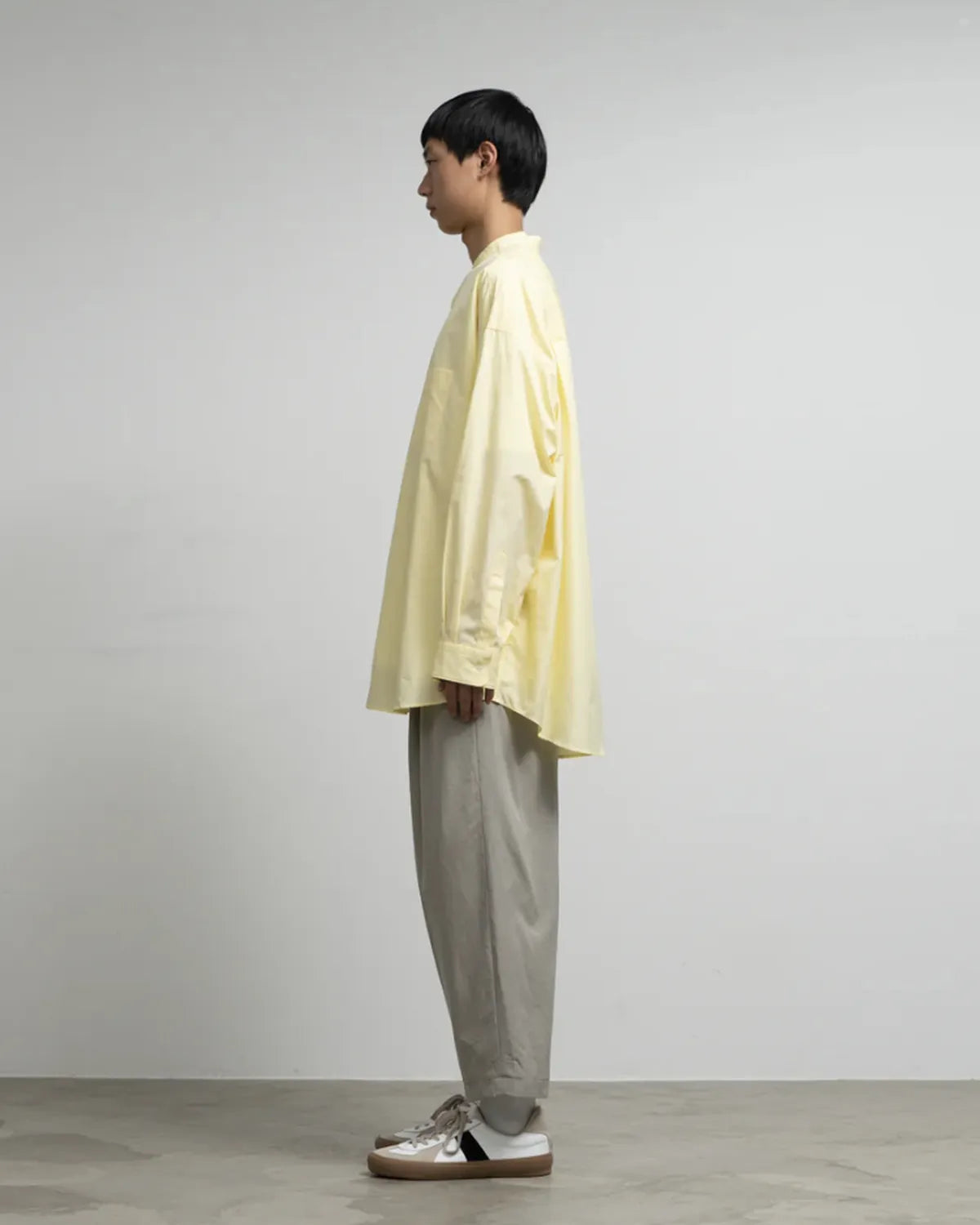 Graphpaper / ALUMO for GP L/S Oversized Band Collar Shirt (GM253-50296)