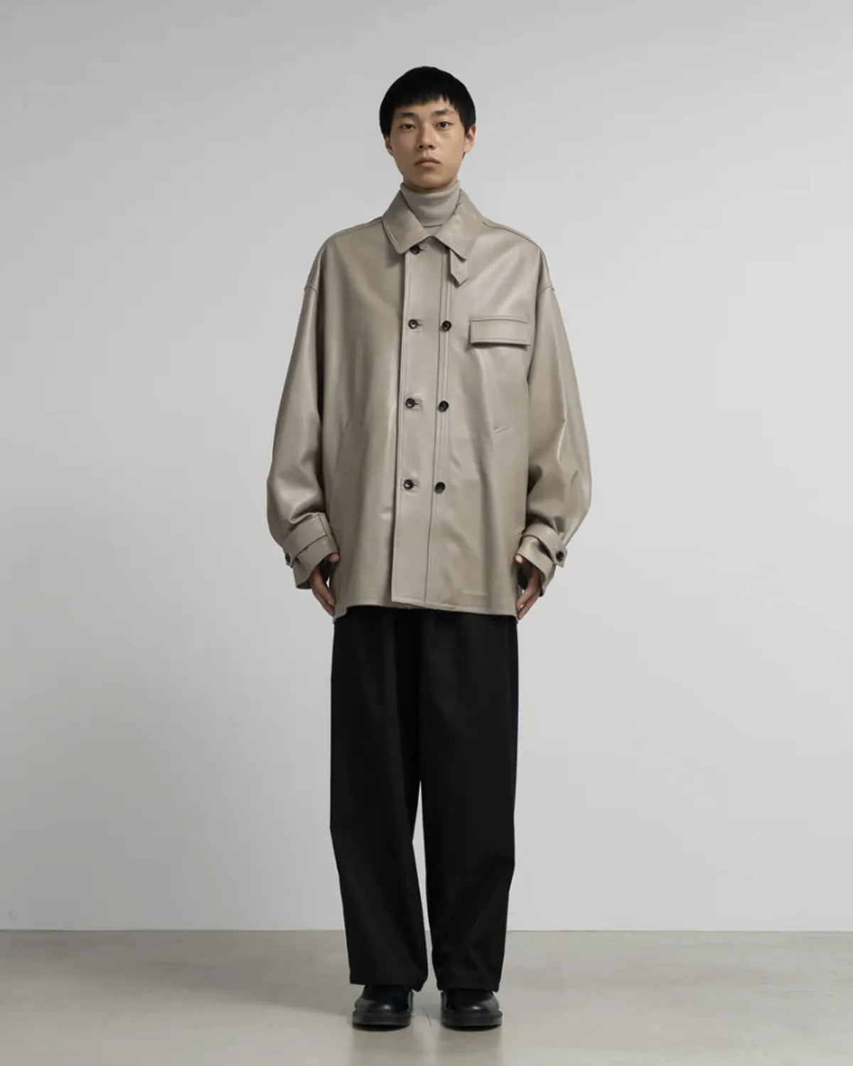 Graphpaper / Sheep Leather Corbusier Jacket (GM253-30444)