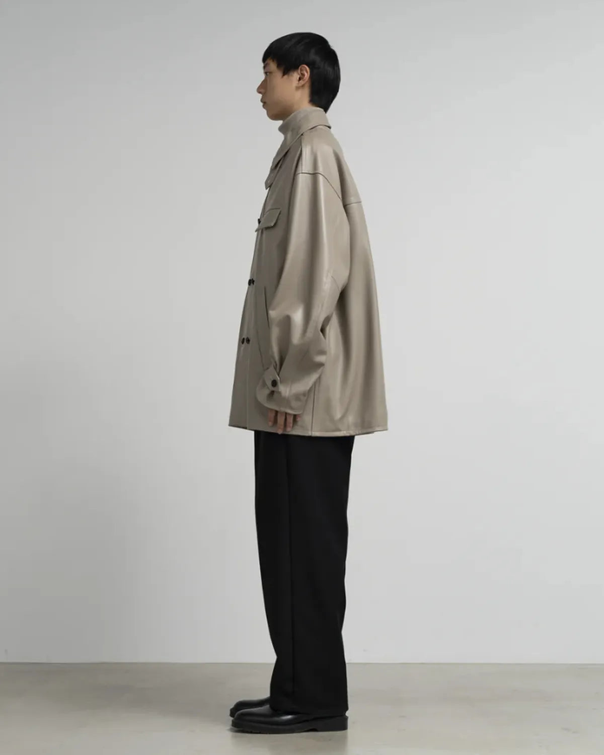 Graphpaper / Sheep Leather Corbusier Jacket (GM253-30444)